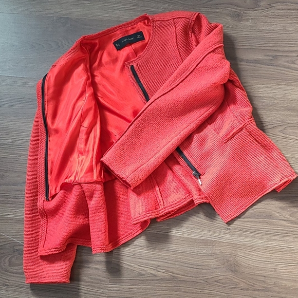 ZARA - Peplum Jacket Blazer - Picture 3 of 7